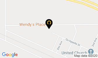 Wendy's Place in Wapella map