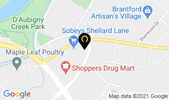 West Brantford Home Hardware in Brantford map