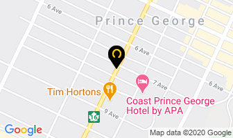 West Coast Hospitality Ltd in Prince George map