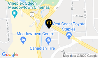 West Coast Toyota in Vanderhoof map