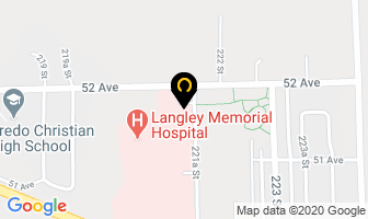 West Coast Vein Clinic in Langley map