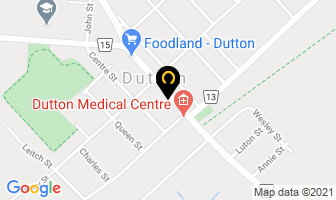 West Elgin Accounting Inc. in Dutton map