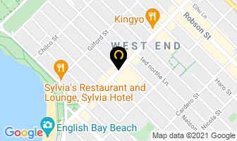 West End Dental Centreopen Implant Dentistry in Vancouver map