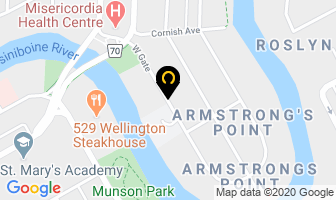 West Gate Manor Bed & Breakfast in Winnipeg map
