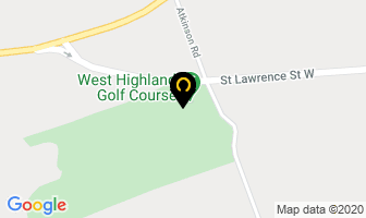 West Highland Golf Course in Madoc map