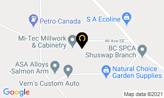 West Line Trucking Ltd in Salmon Arm map