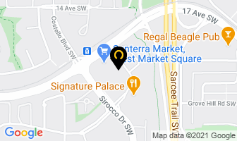West Market Dental Dr Peter Lam in Calgary map