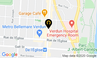 West Montreal Counselling Centre in Verdun map
