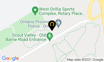 West Orillia Sports Complex in Orillia map