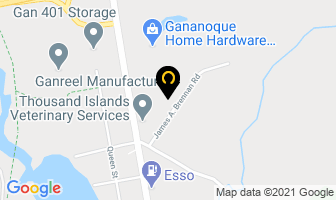 West Point Products Canada Inc in Gananoque map