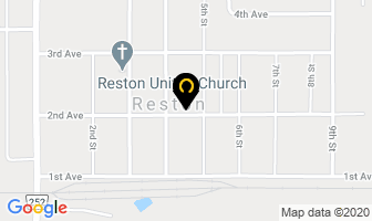 West Souris River Conservation District in Reston map