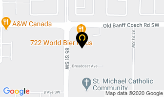 West Springs Free Methodist Church in Calgary map