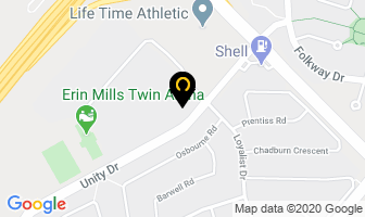 West Star Athletics in Mississauga map