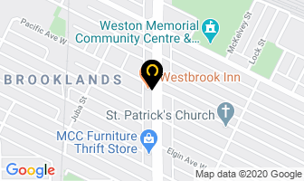 Westbrook Inn in Winnipeg map