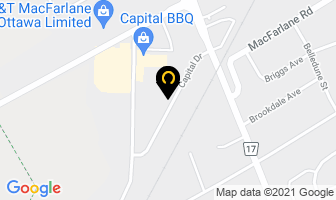 Westbury National Show Systems Ltd in Guelph map