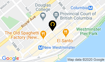Westca Technologies in New Westminster map