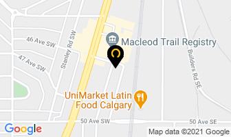 Westcan Appraisals Ltd in Calgary map