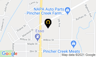 Westcastle Motors Ltd in Pincher Creek map