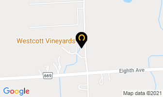 Westcott Vineyards in Lethbridge map
