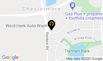 Westcreek Auto Wash in Chestermere map