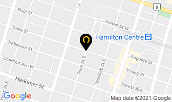 Westdale Gallery in Hamilton map