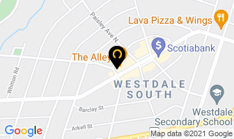 Westdale Optical Boutique in Hamilton map