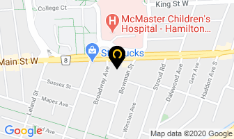 Westdale Pharmacy in Hamilton map