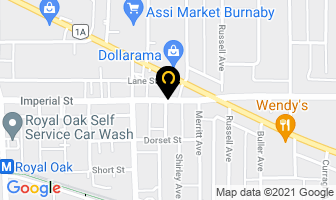 Westec School Of Bartending in Burnaby map