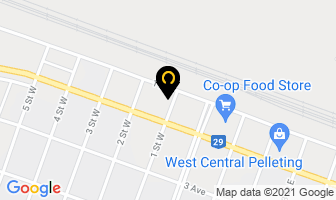 Western Auto Body in Wilkie map