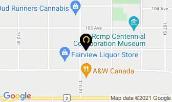 Western Canadian Mulching Ltd in Fairview map