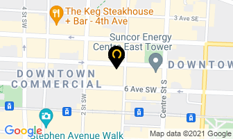 Western Corporate Business Centre in Calgary map