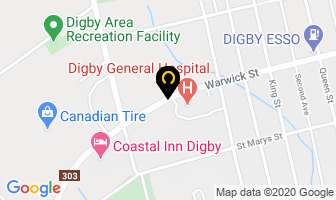 Western Counties Regional Library Digby Library Branch in Digby map