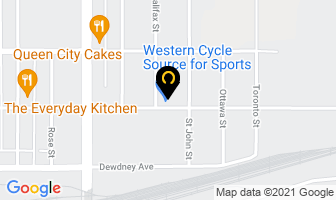 Western Cycle Source For Sports in Regina map