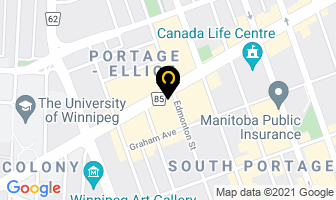 Western Dental Industries Ltd in Winnipeg map
