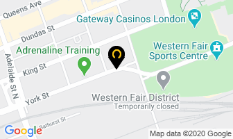 Western Fair Association in London map