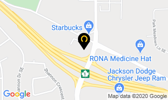 Western Financial Group in Medicine Hat map