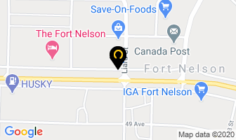 Western Financial Group in Fort Nelson map
