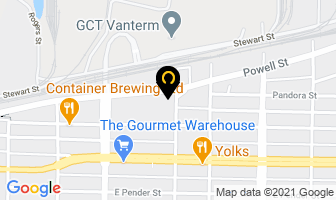 Western Marine Company in Toronto map