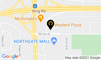 Western Pizza in Regina map
