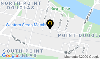 Western Scrap Metals Inc in Winnipeg map
