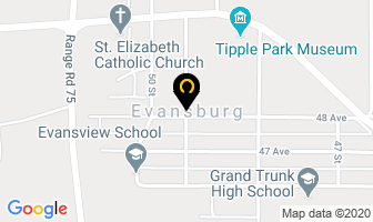 Western Sheet Metal Ltd in Evansburg map
