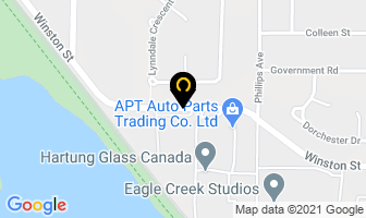 Western Sleep Products Serta Head Office in Burnaby map