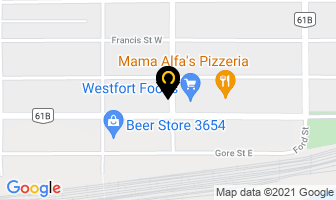 Westfort Laundromat in Thunder Bay map