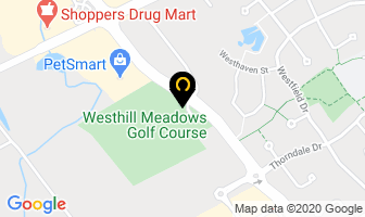 Westhill Meadows Golf Course in Saint John map