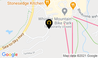 Westin Resort & Spa in Whistler map