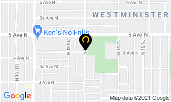 Westminster Neighborhood Association in Lethbridge map