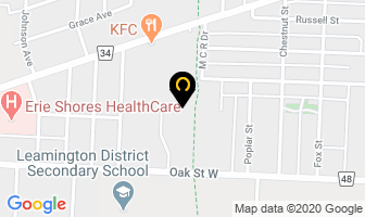 Westmoreland Sales in Leamington map