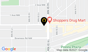 Westmount Animal Clinic in Calgary map