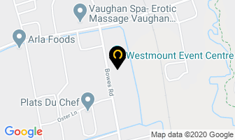 Westmount Event Centre in Vaughan map