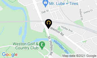 Weston Motors Inc in Aurora map